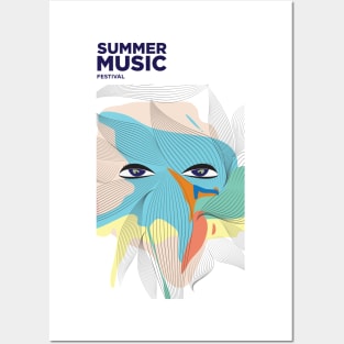 Summer Music Festival Posters and Art